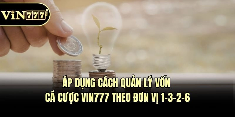 Áp dụng cách quản lý vốn cá cược Vin777 theo đơn vị 1-3-2-6